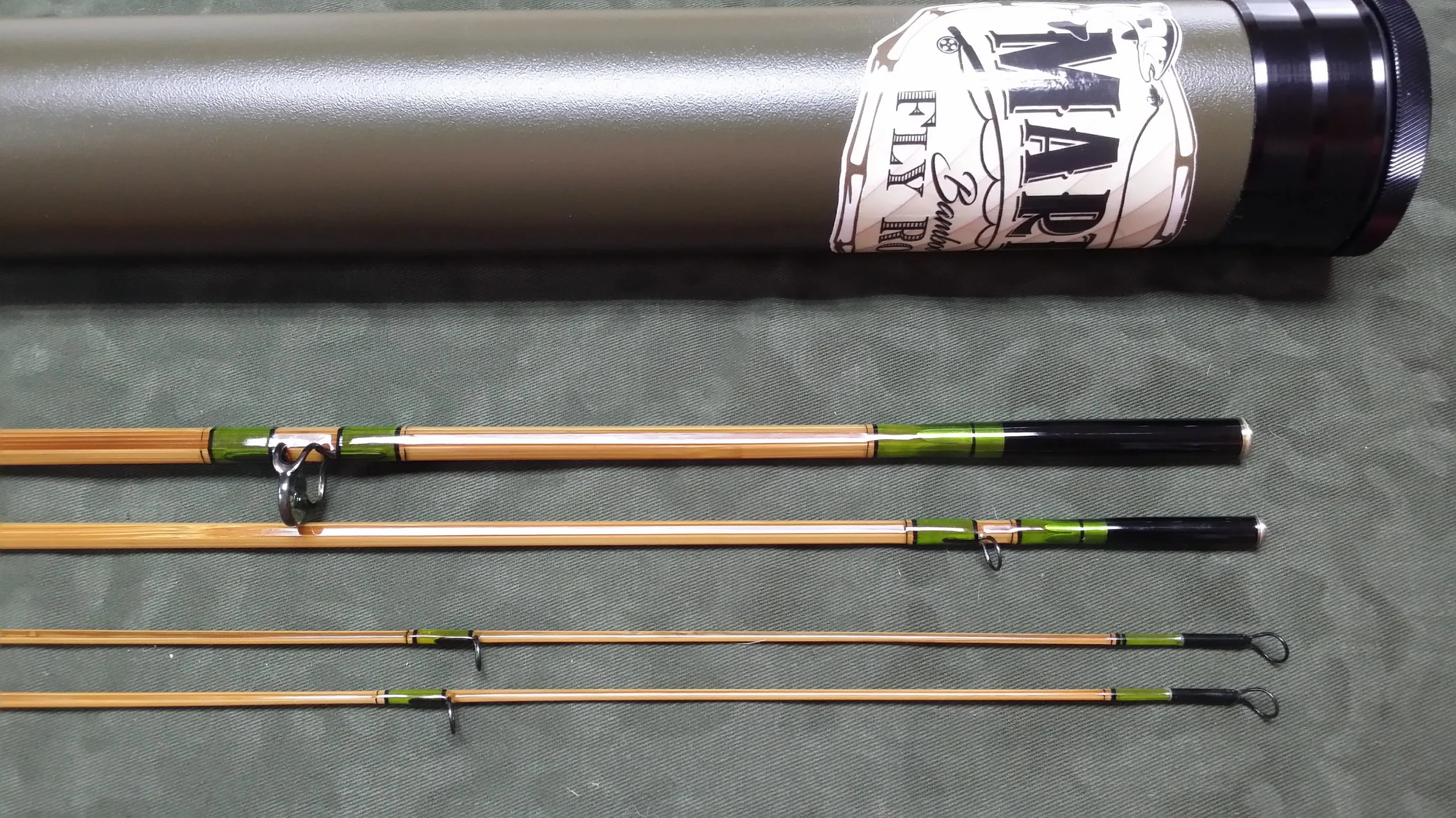 8’-6” 4wt. 3pc with an extra butterflied tip