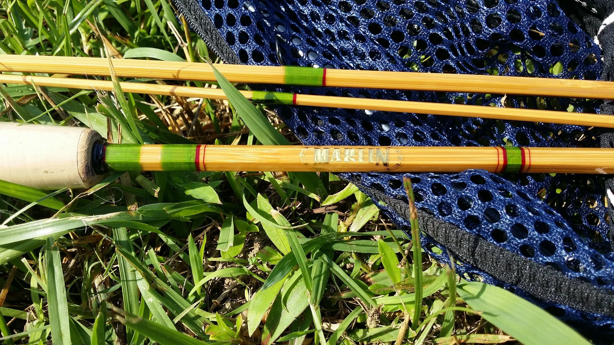 7’-6” 4wt. 3 pc blonde rod with an extra butterflied tip