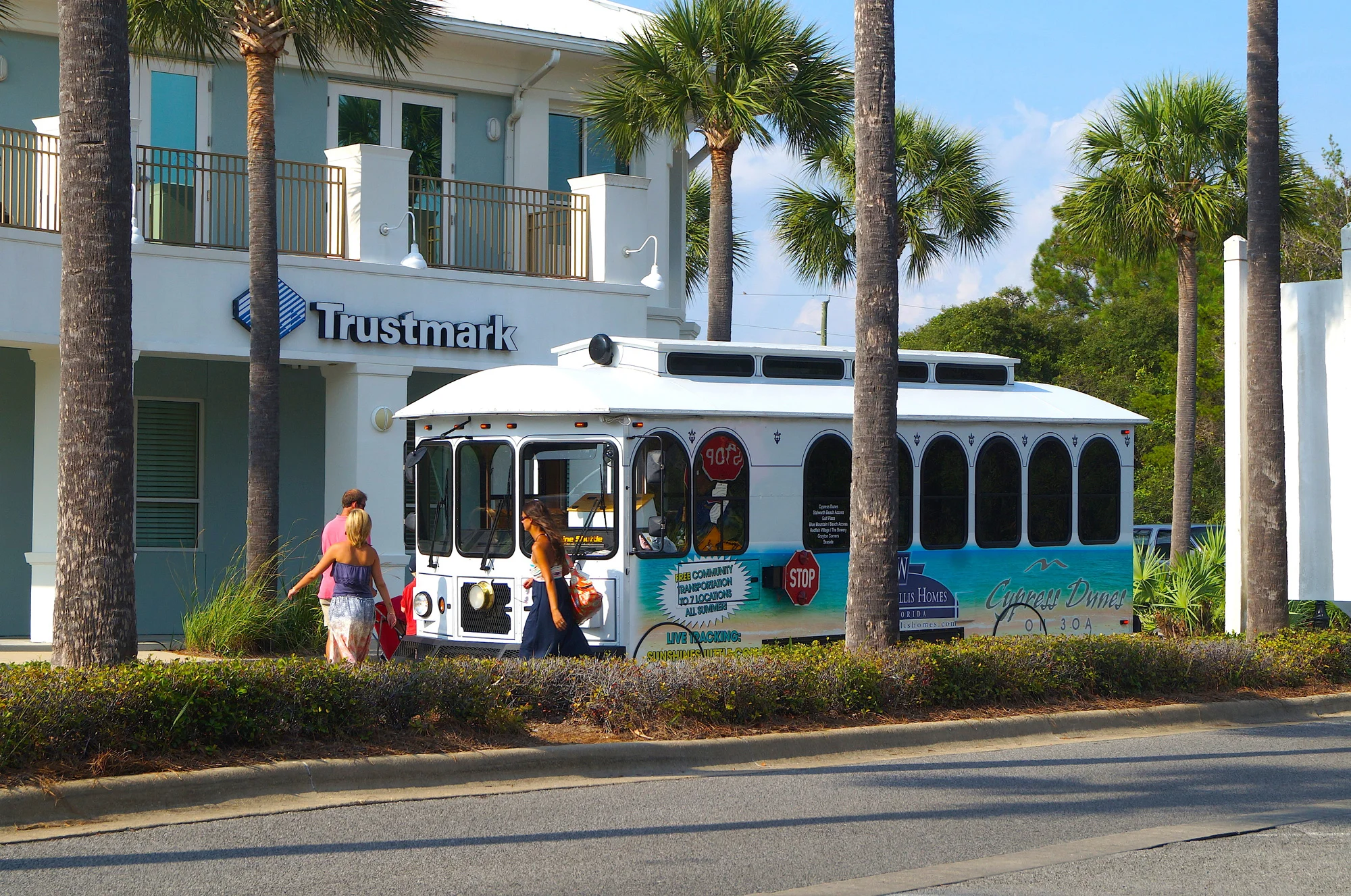 Ride the Turtle Express - 30A Trolley Providing free transportation along Florida's scenic Highway 30A between Dune Allen and Seaside.