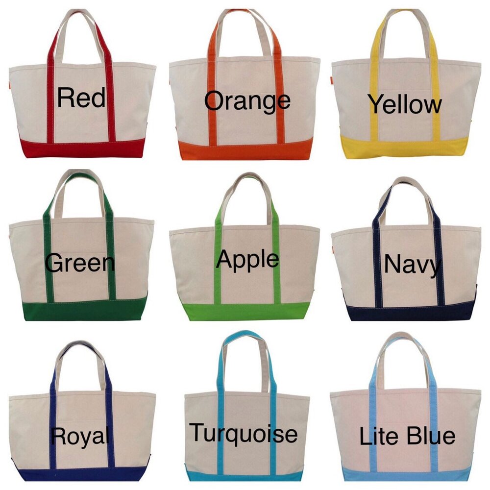 Personalized Tote Bag - Name, Monogrammed – Curated For You Gifts