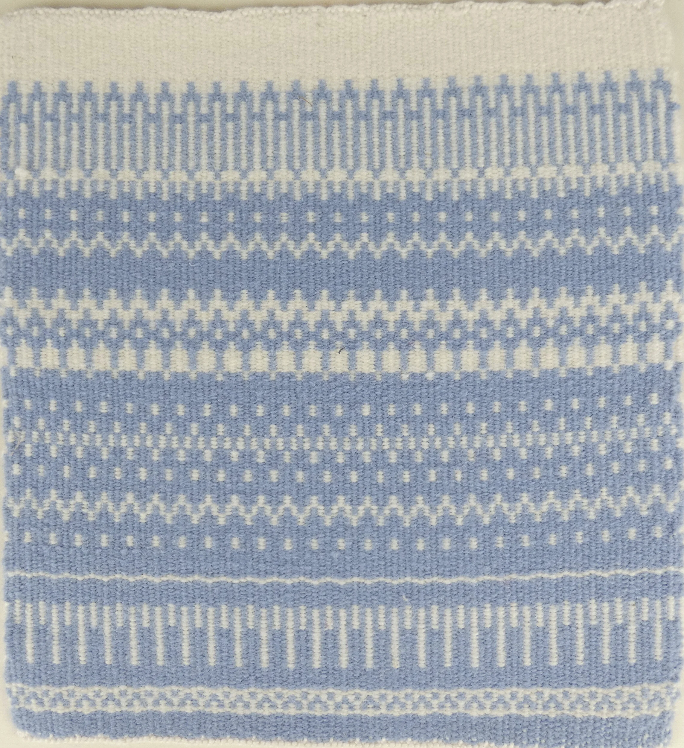 Mountain & Stars Sampler (Krokbragd Patterns p. 108)