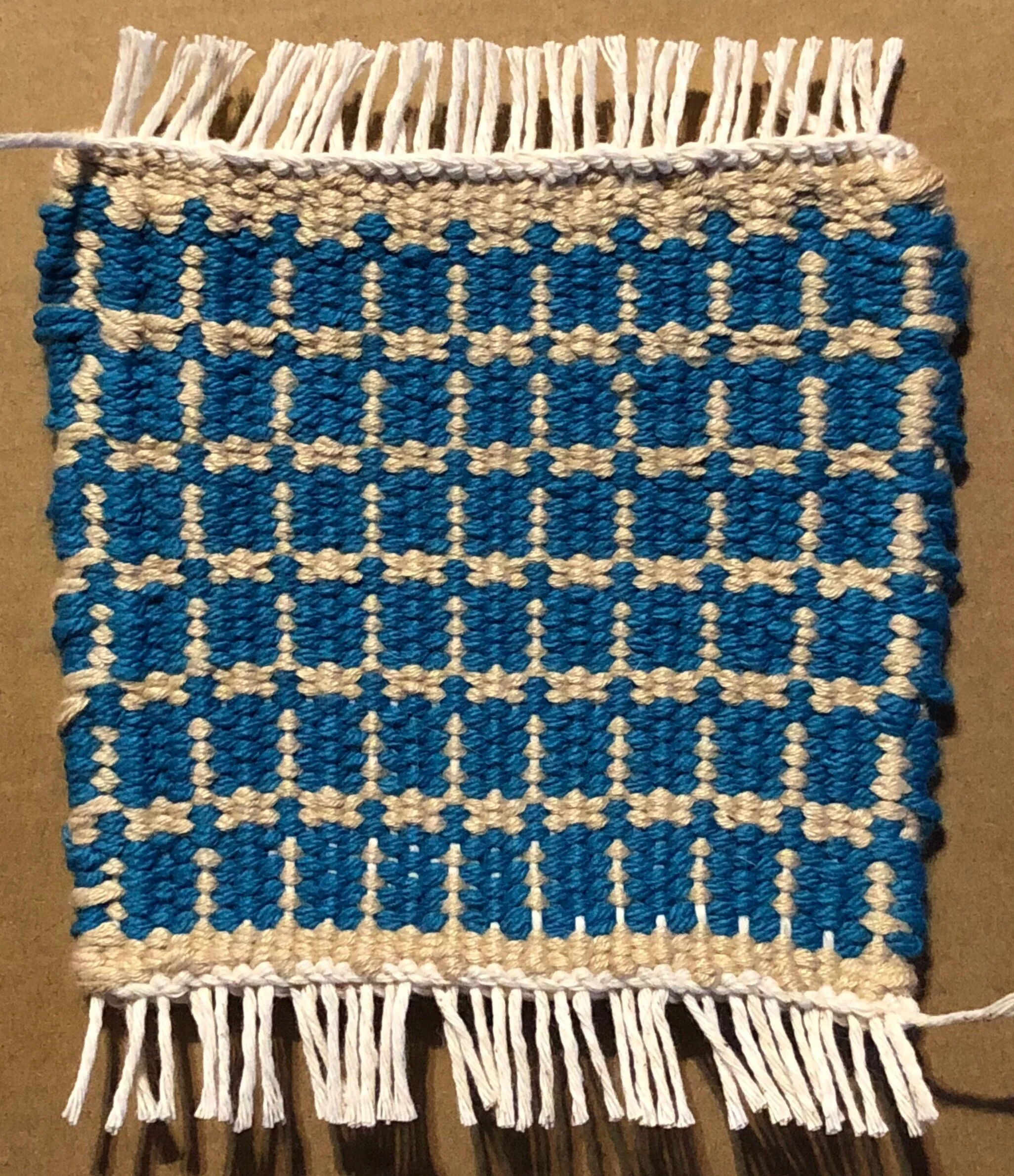 Coaster 5 (Krokbragd: How to Design & Weave p.82)