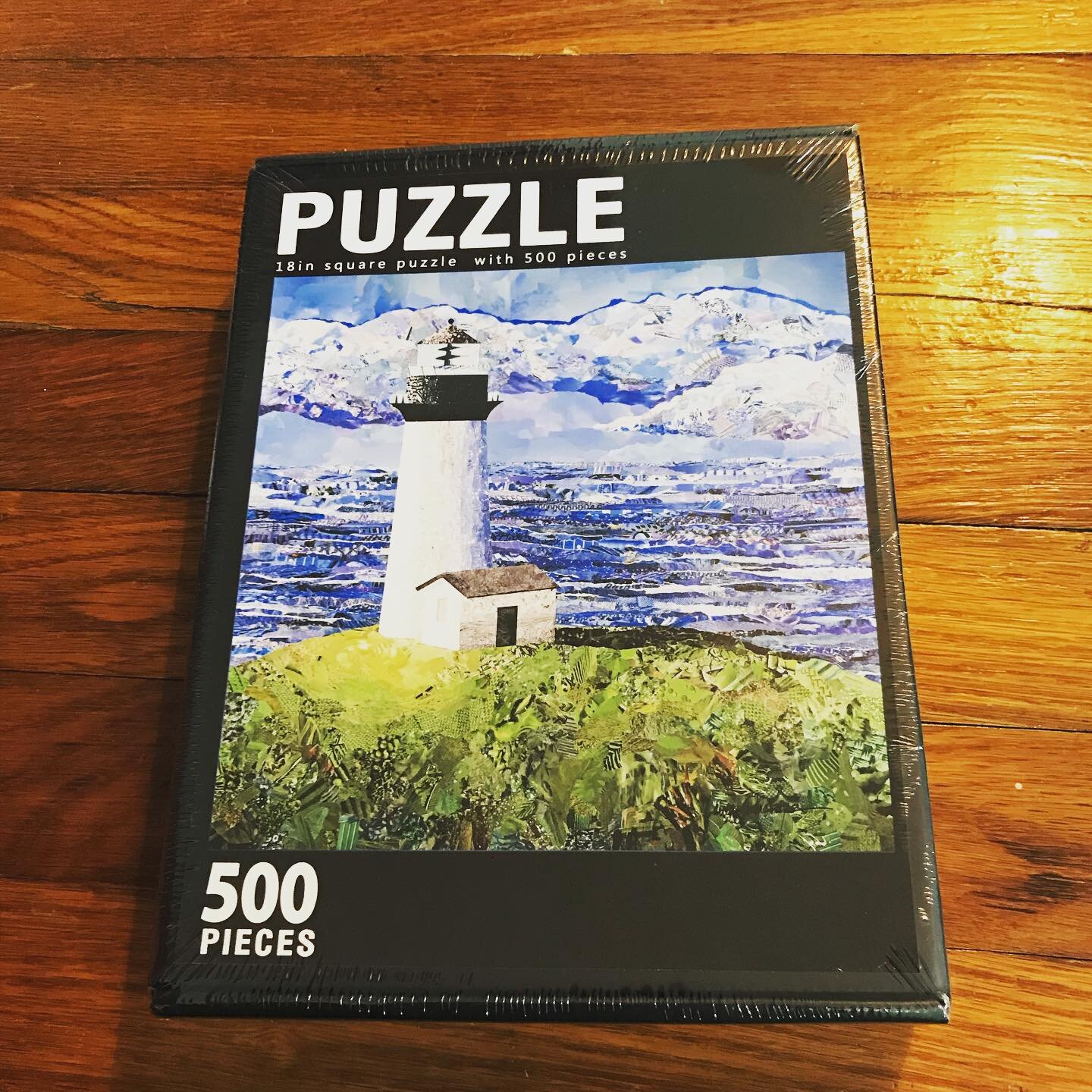 I made a #jigsawpuzzle prototype. What do you think? Should I make a batch for sale? I don&rsquo;t usually carry inventory, preferring print on demand. But #puzzles are way too expensive to do that way. The pieces are really sturdy, the box is good, 