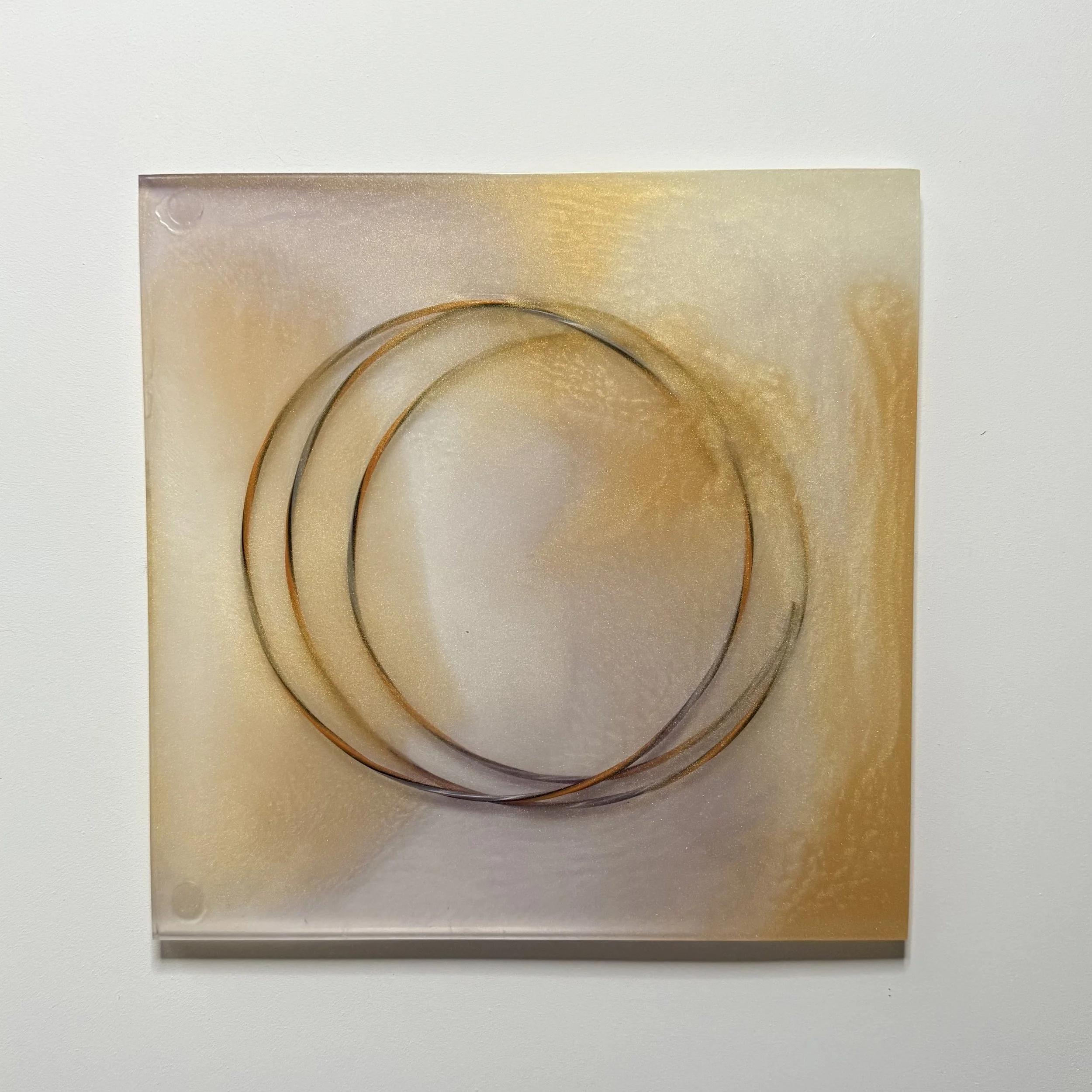   Resin on 16” x 16” Board, 2025 