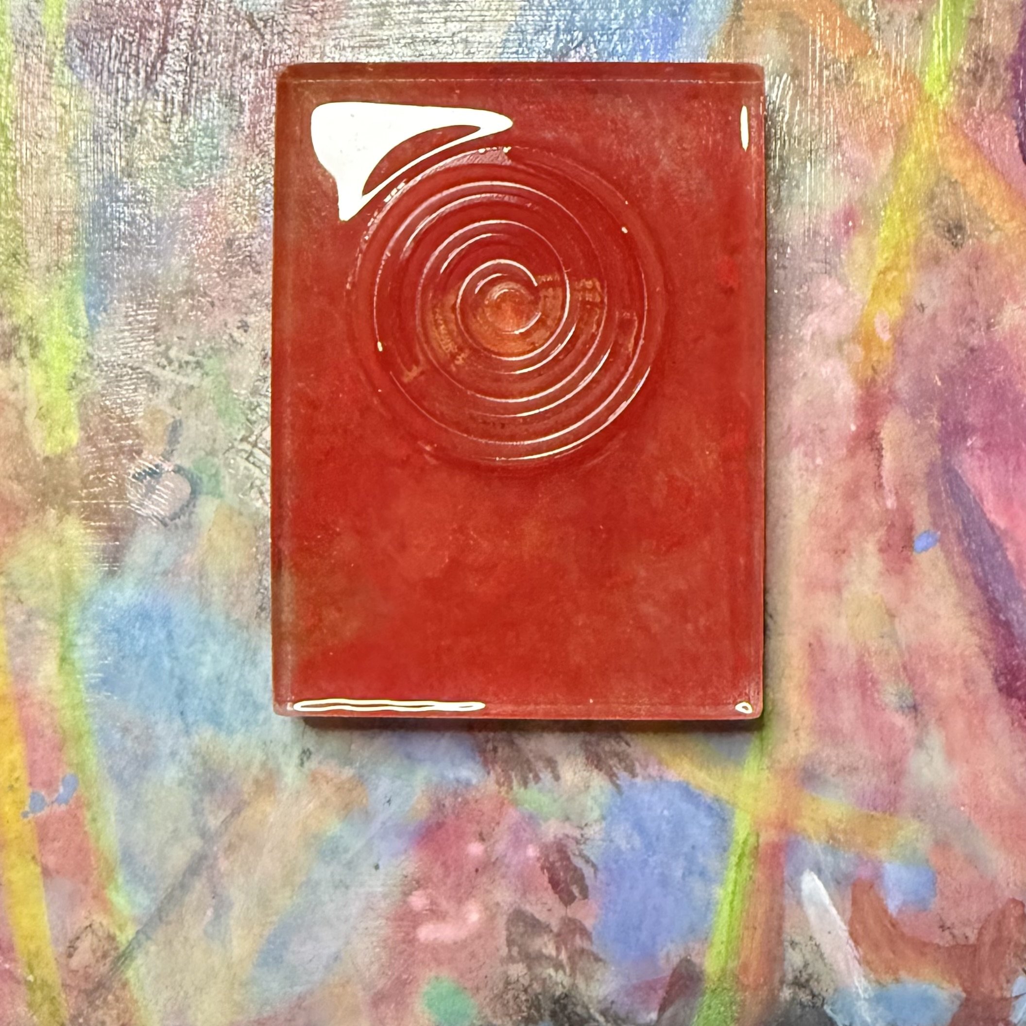 Resin and acrylic on 6”x6” board, 2025