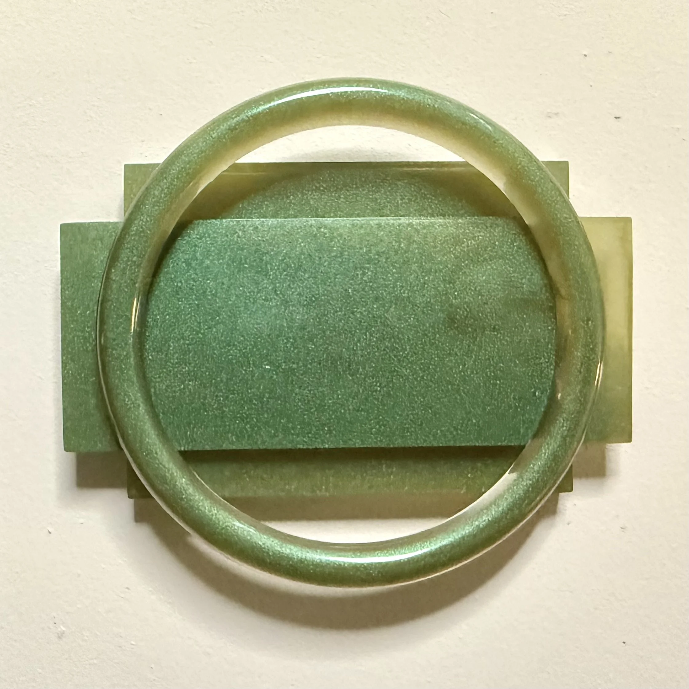 Resin on 6” x 6” Board, 2025