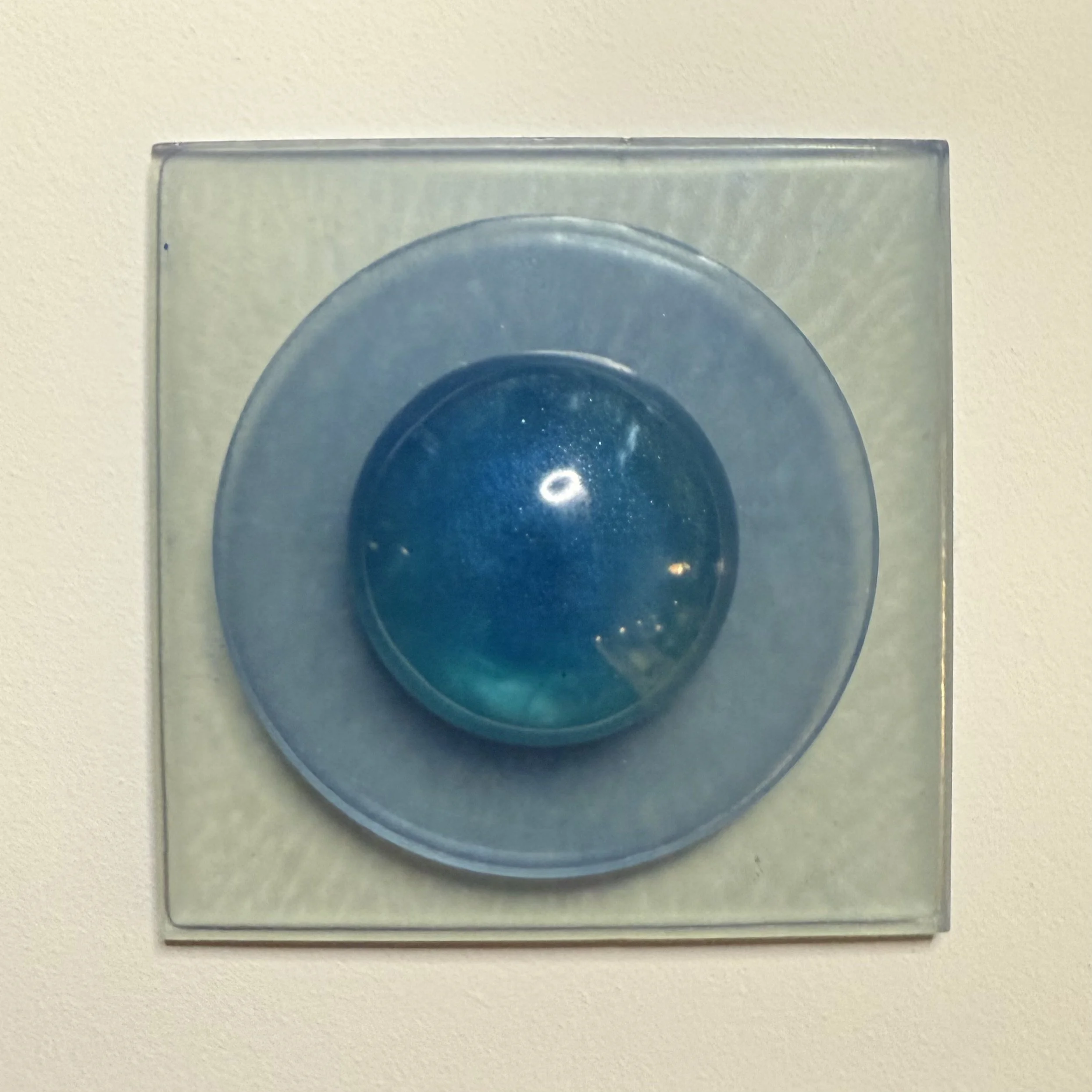 Resin on 6” x 6” Board, 2025