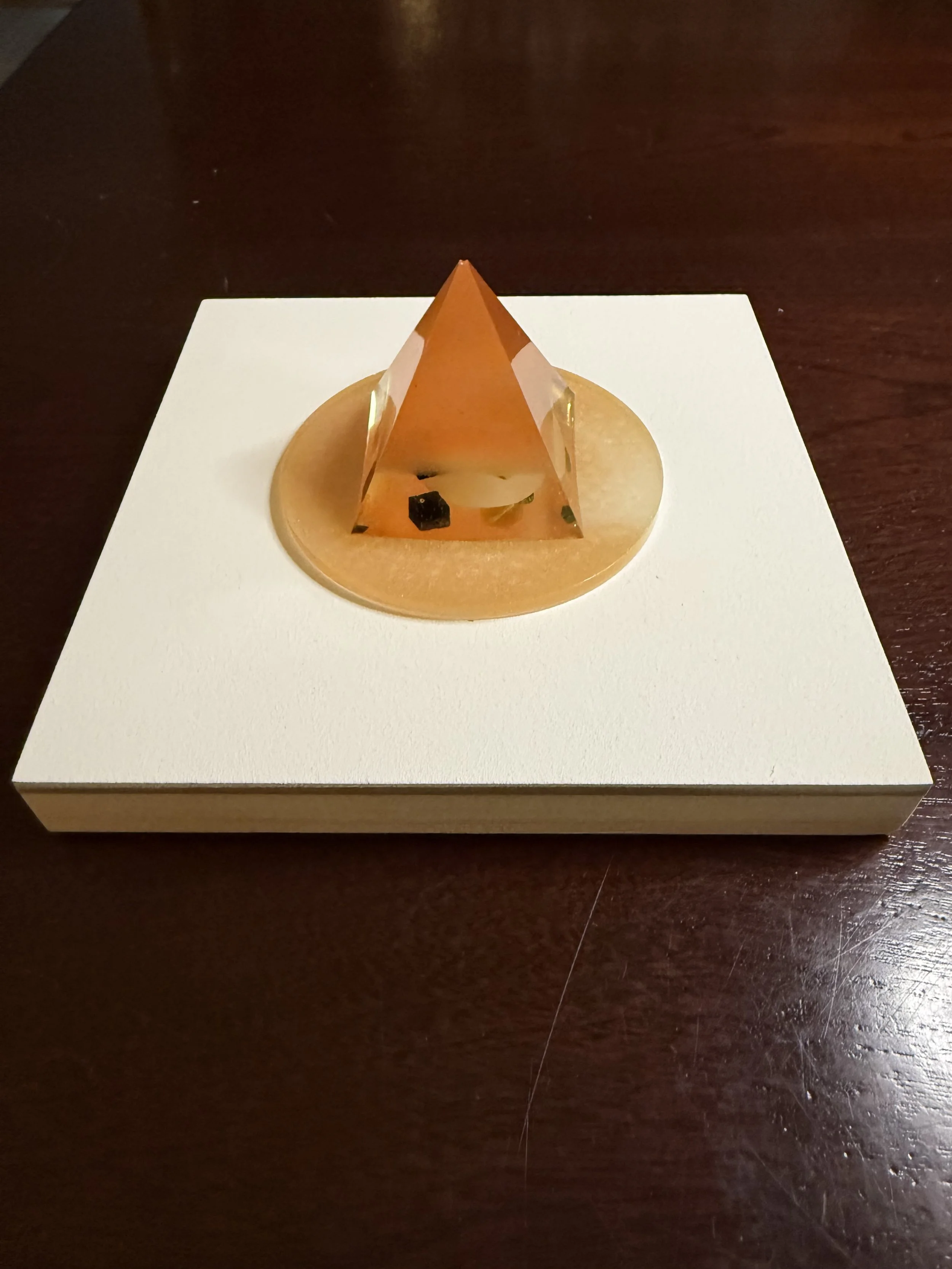 Mixed Media/Resin on 6” x 6” Board, 2025