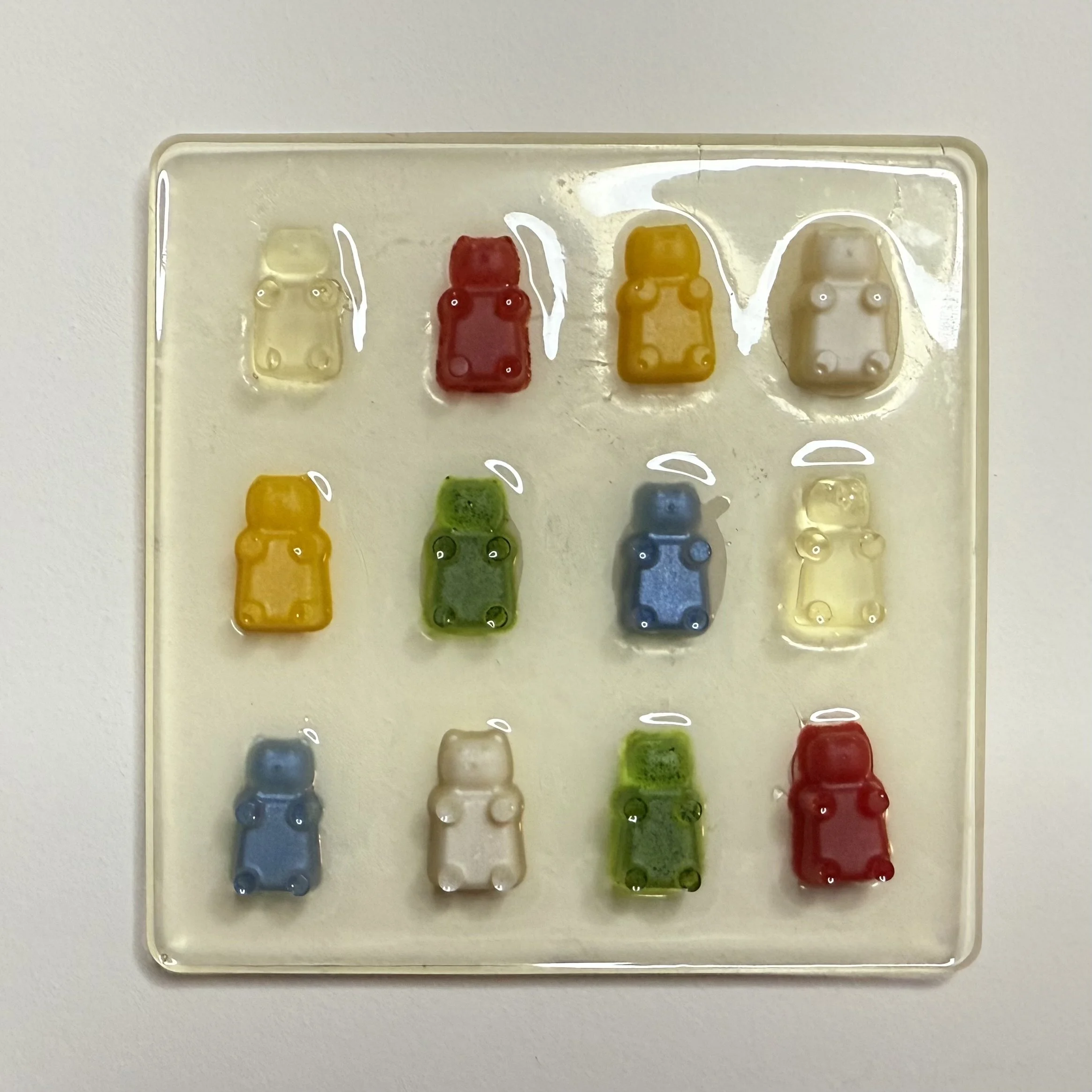 Resin on 6” x 6” Board, 2025