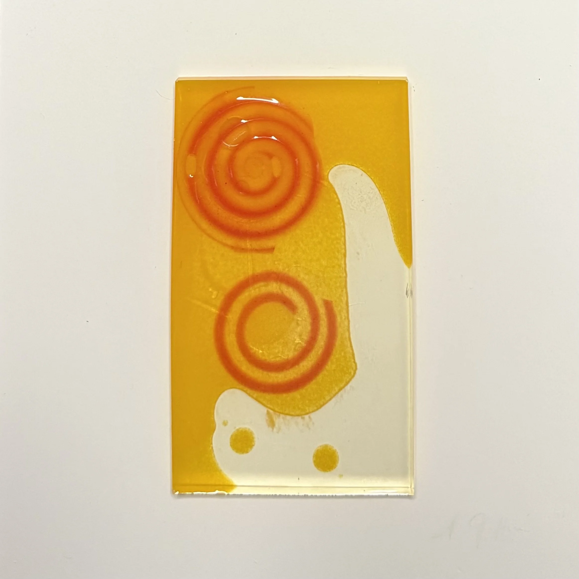 Resin on 6” x 6” Board, 2025