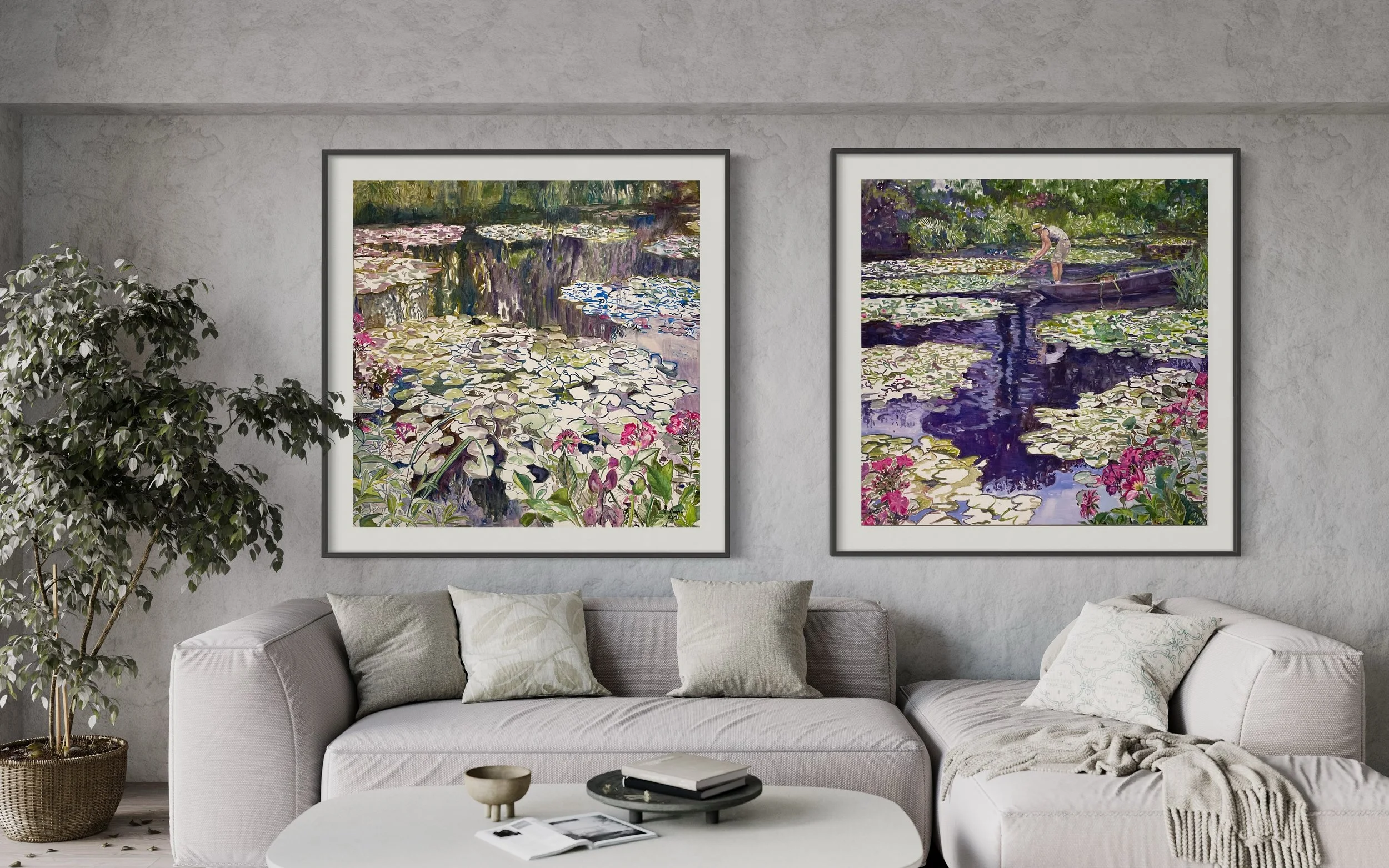 Mock up in Living Room