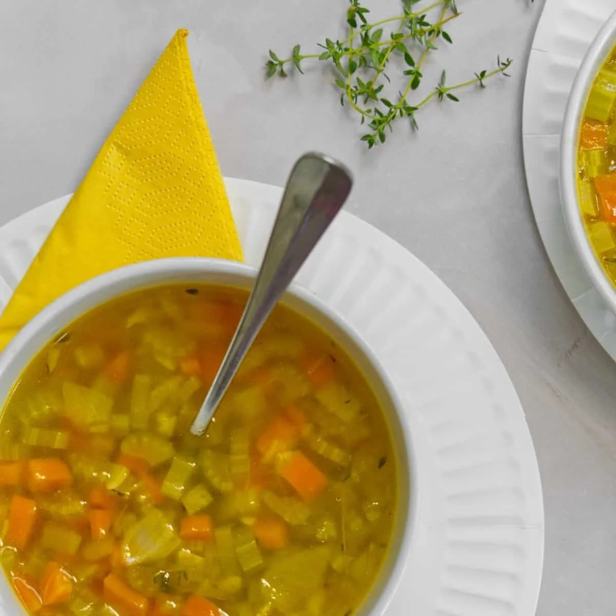 Carrot and Celery Soup (Easy + Vegan)