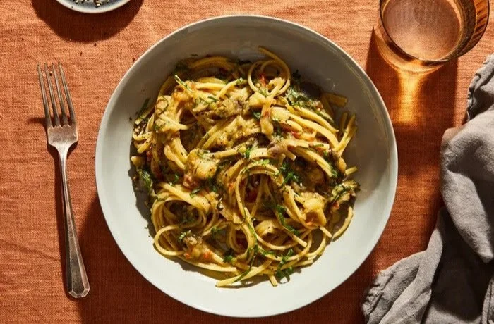 Pasta With Silkiest Eggplant Sauce 