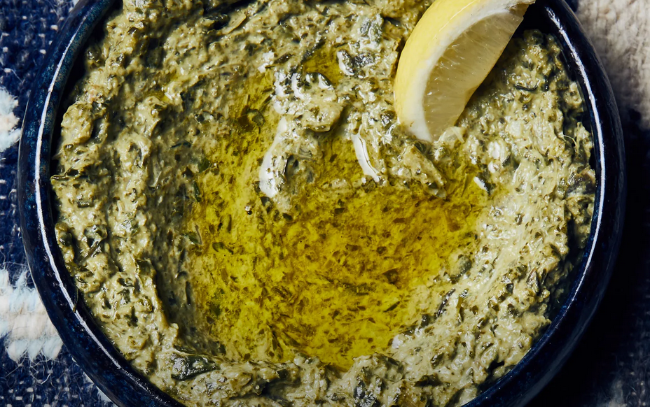 Swiss Chard + Tahini Dip