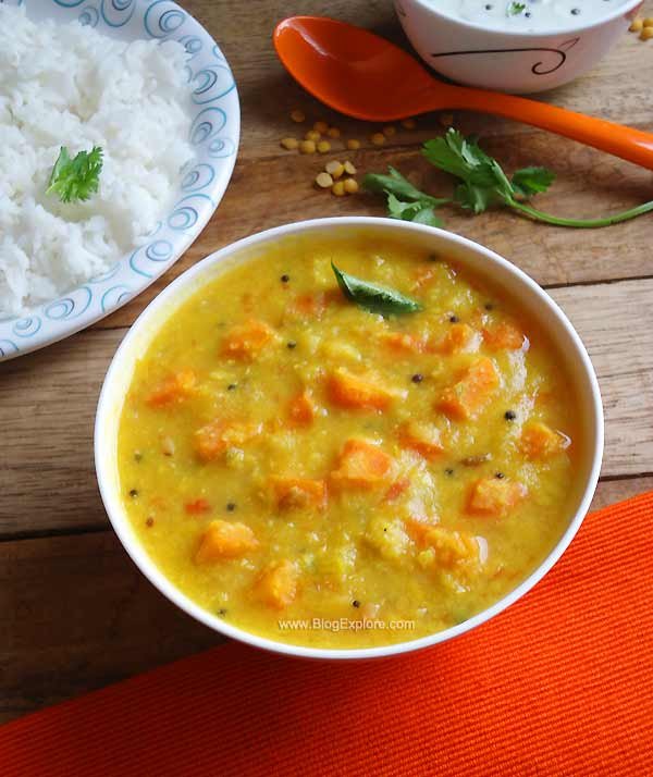  Carrot Kootu | Carrot and Lentil Curry