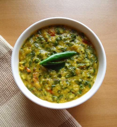 Radish Greens Dal | Mullangi Keerai Kootu Recipe