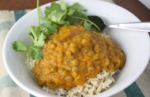 Butternut Squash Lentil Curry