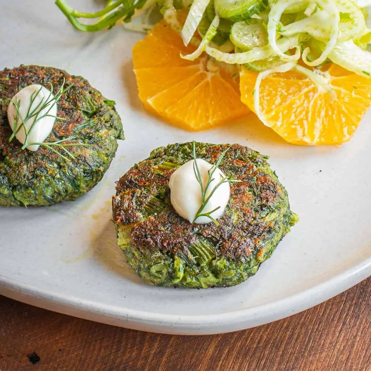 Fennel Frond Green Cakes