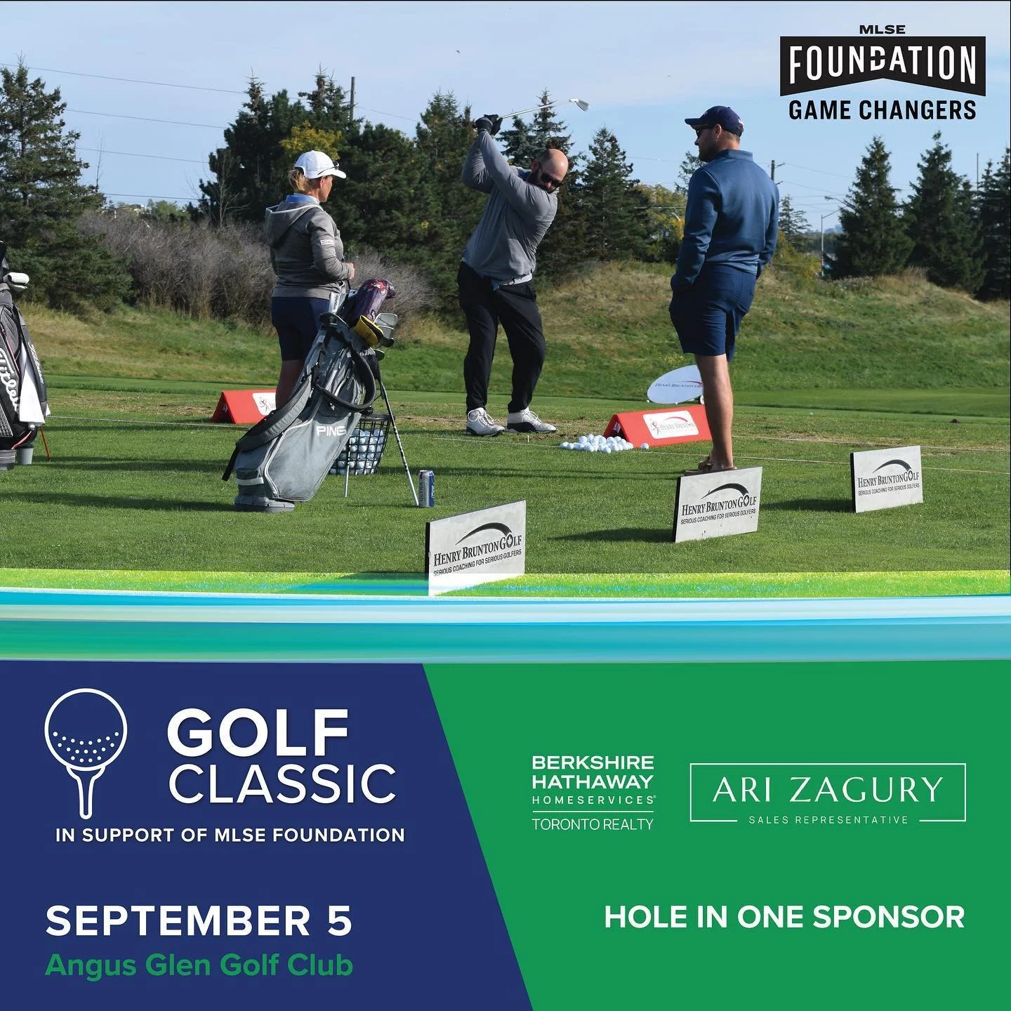 A big thank you to our first Hole In One Sponsor @arizagury . Thanks to your generous support, we&rsquo;re improving the lives of youth by building facilities, giving to sustainable programs and empowering youth through sport and recreation.
 
Berksh