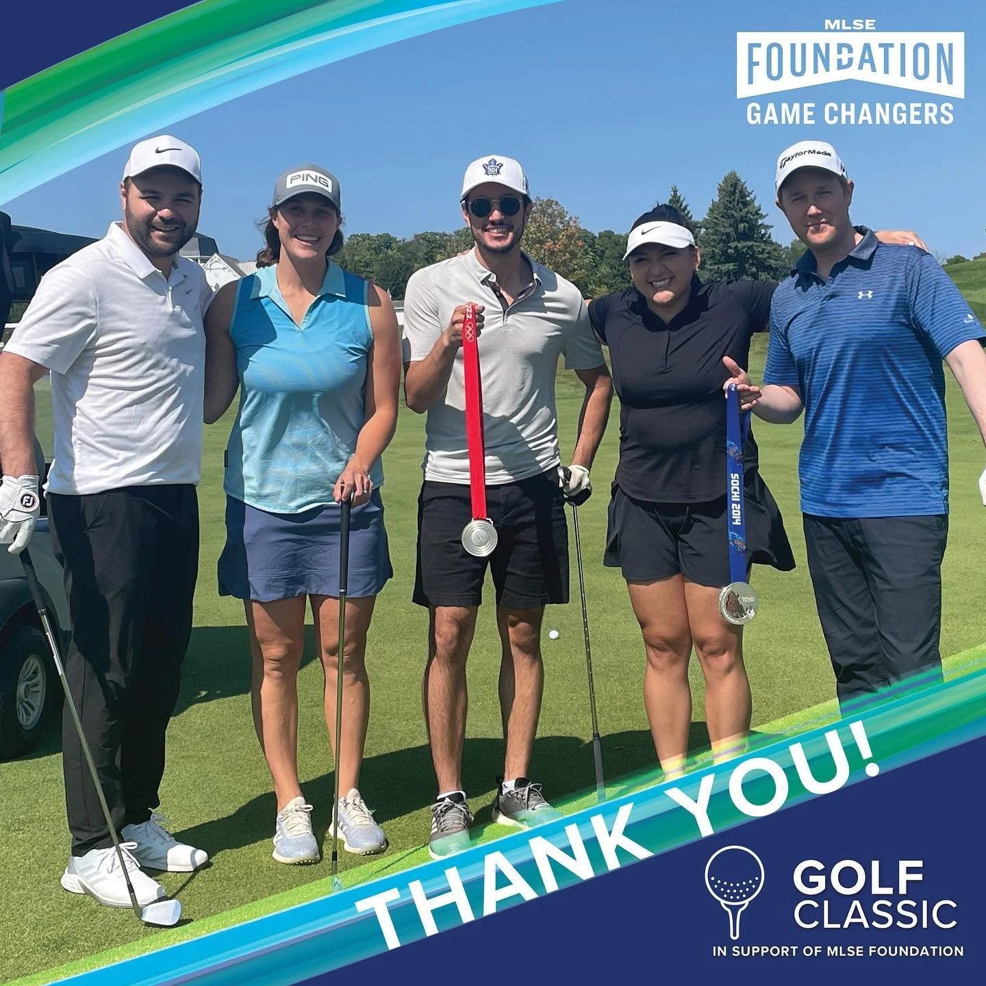 THANK YOU! The MLSE Foundation Game Changers would like to thank everyone who came out and supported our annual Golf Classic! Whether you joined us on the links, contributed to our silent auction, volunteered for the day, or just offered words of enc