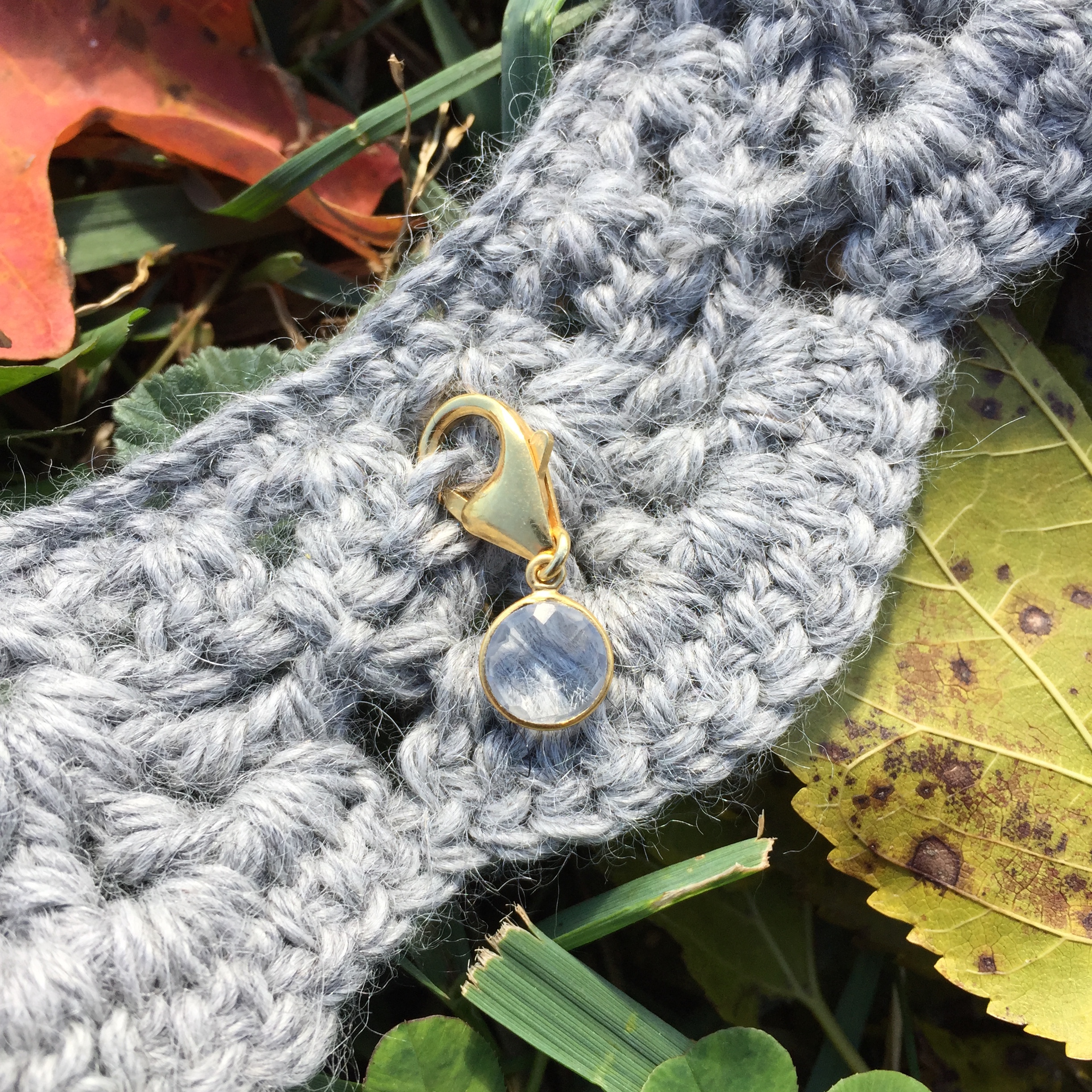 Little Set of Sterling Silver Stitch Markers for Knitting and Crochet