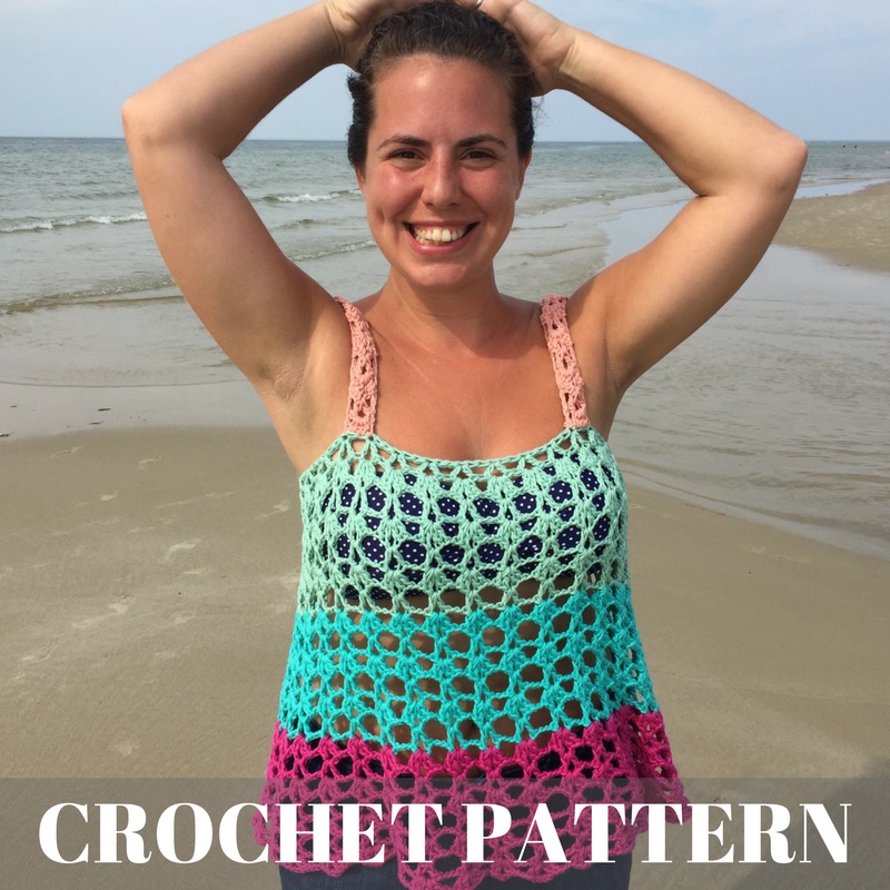 Cape Cod Color Block Tank - Crochet Pattern Product Cover Image.jpg