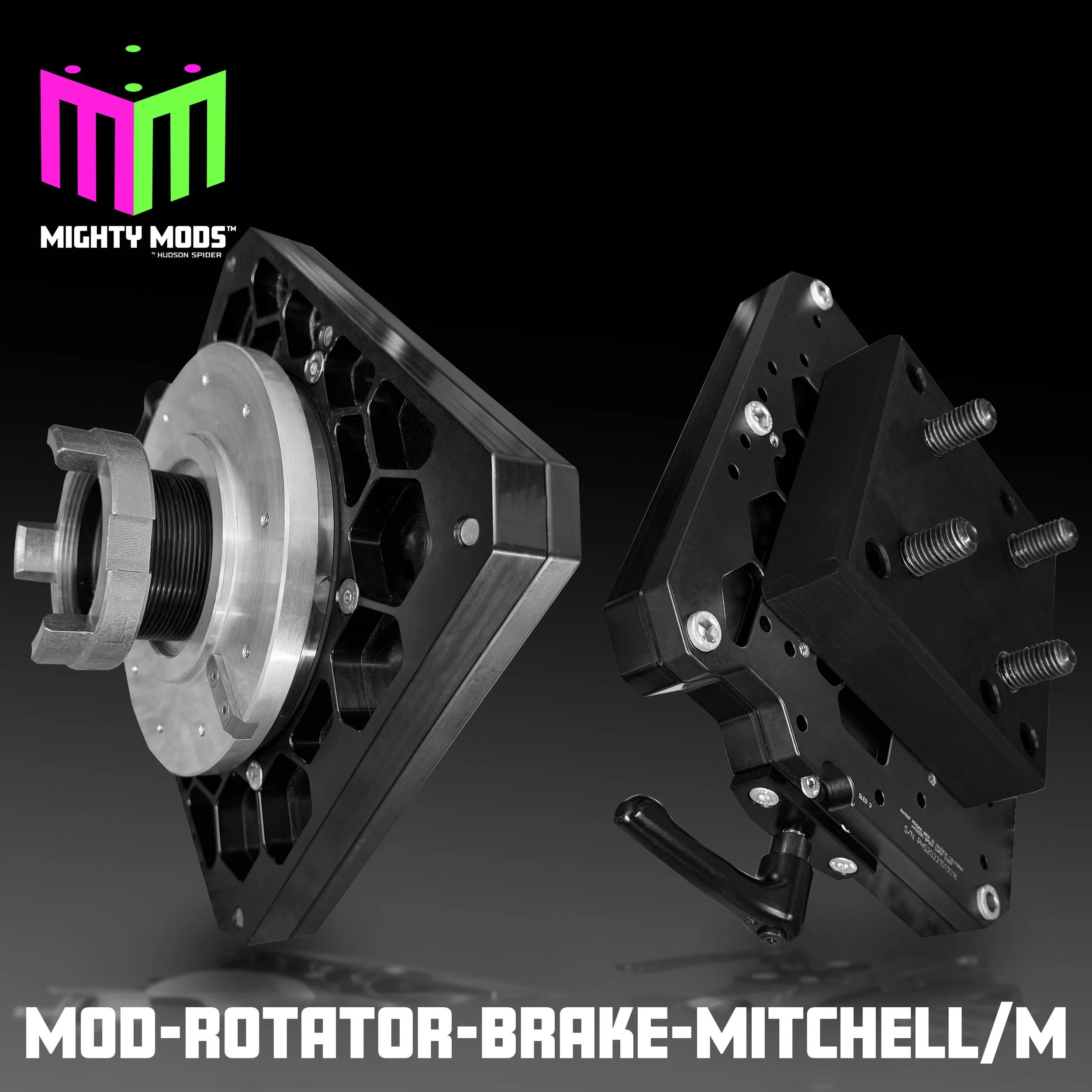 MightyMODS™   MOD-ROTATOR-BRAKE-MITCHELL - Professional modular truss hardware | Professional hardware for 3-inch grid systems