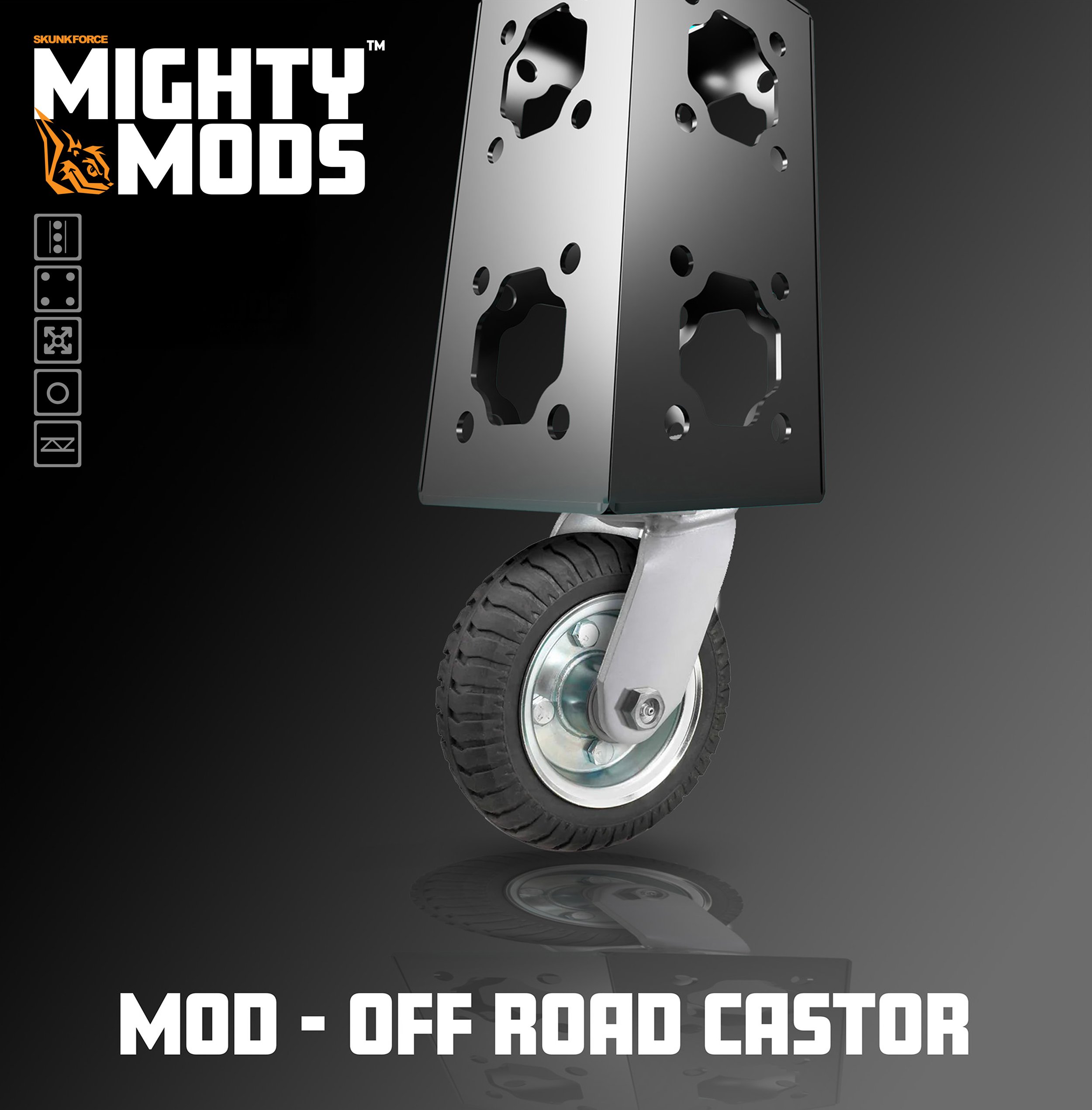 MightyMODS™   6" OFF ROAD CASTER
