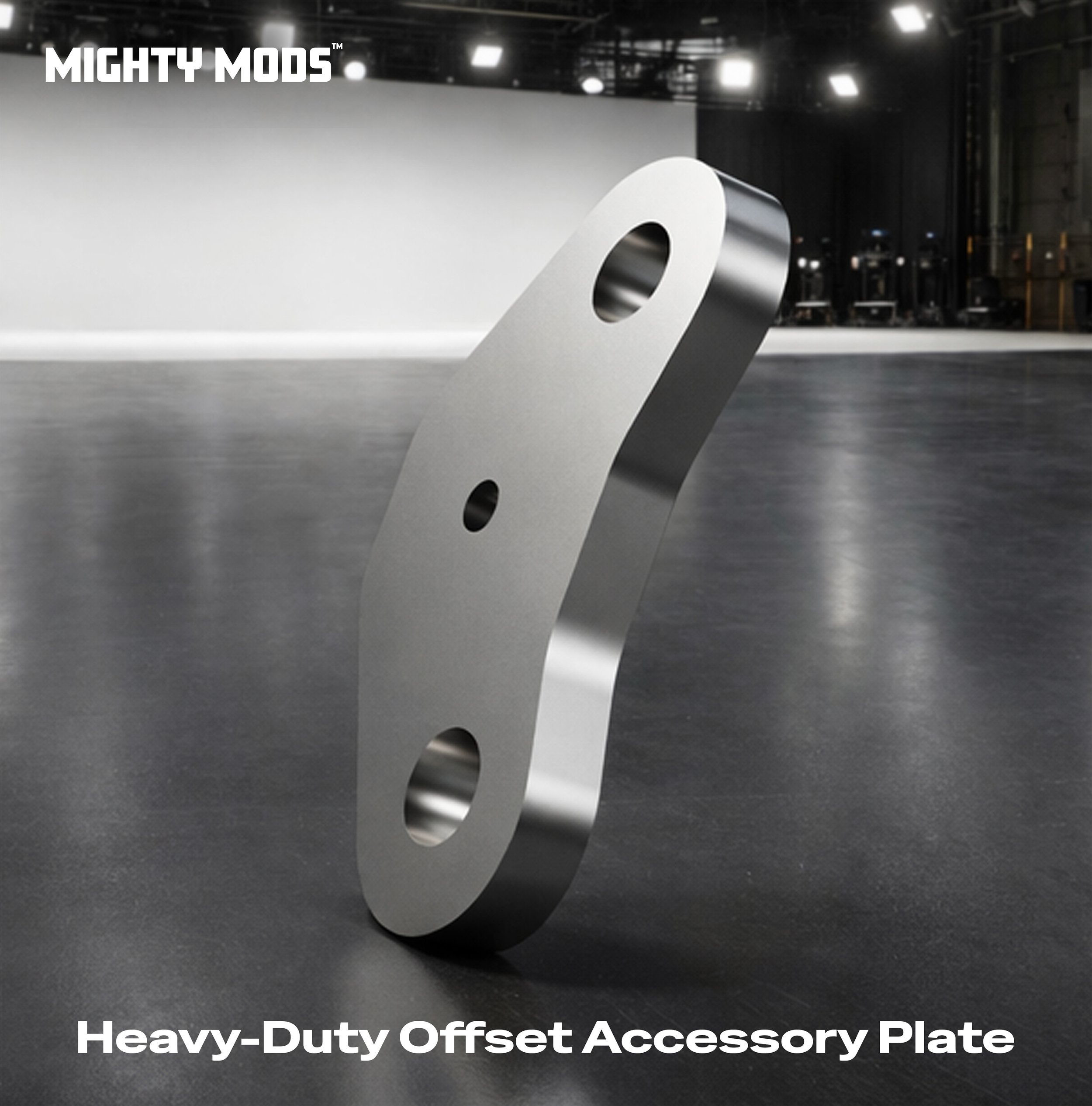 MOD - Offset Rigging Plate - Professional modular truss hardware | Mounting plate for 3-inch grid systems