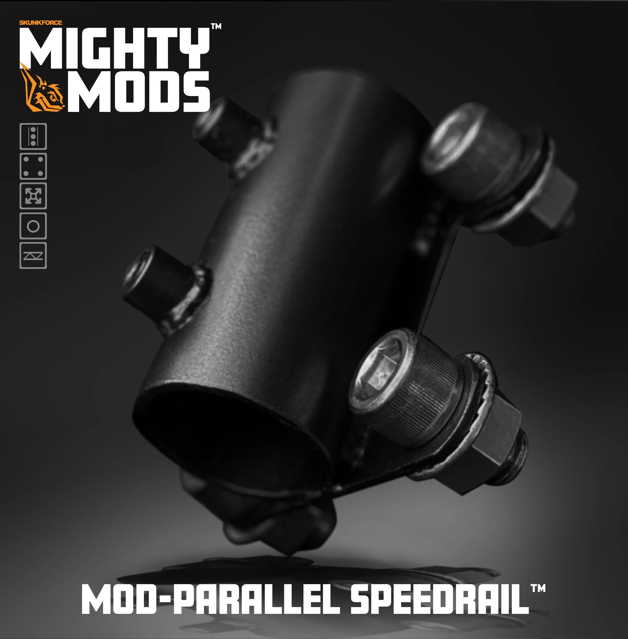 MightyMODS™ GRIP RIGGING TUBE PARALLEL "Flat Koala"
