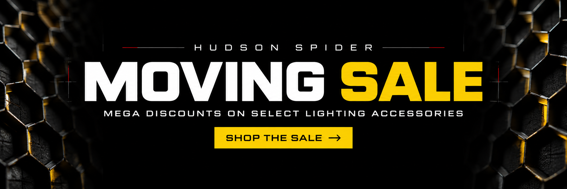Hudson Spider Moving Sale — shop mega discounts on select lighting accessories