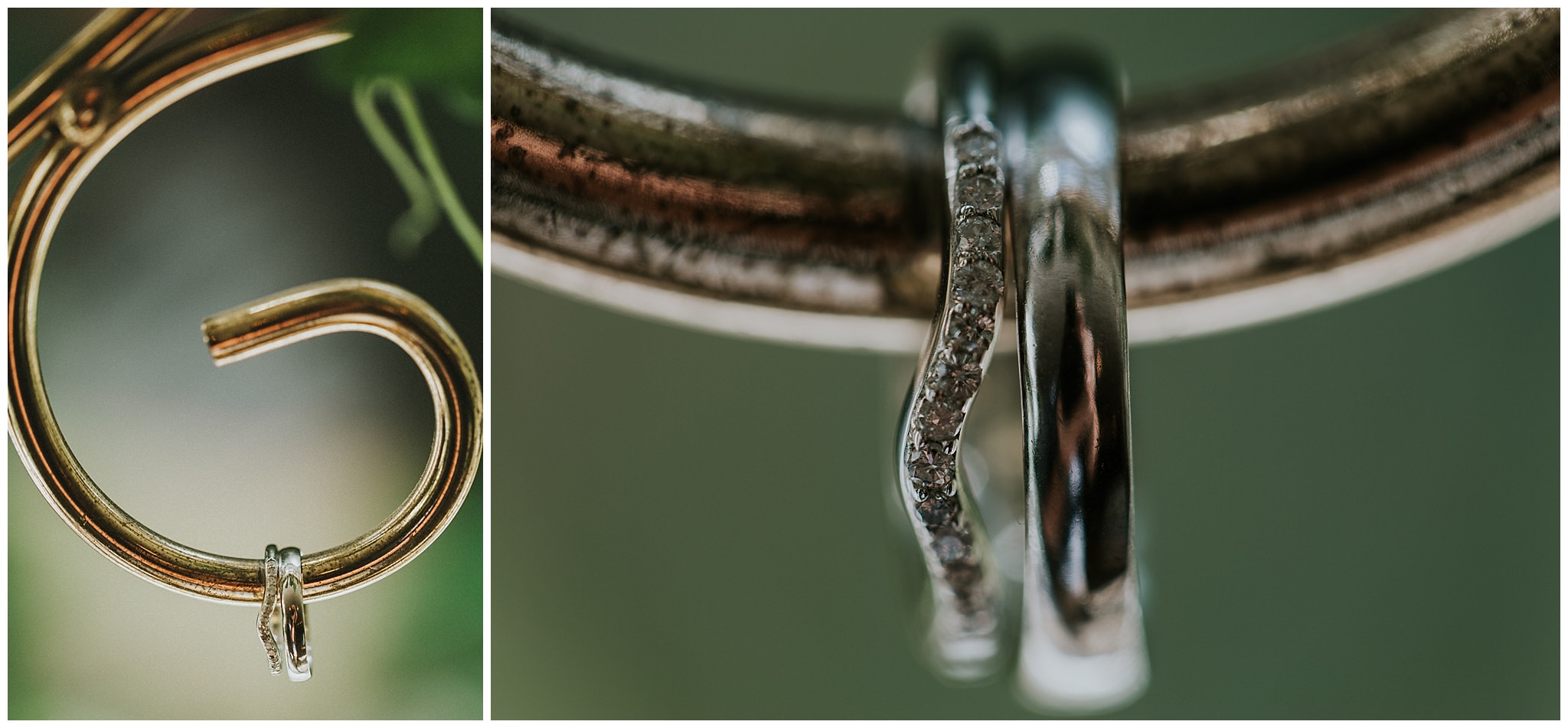 detail shots of wedding ring