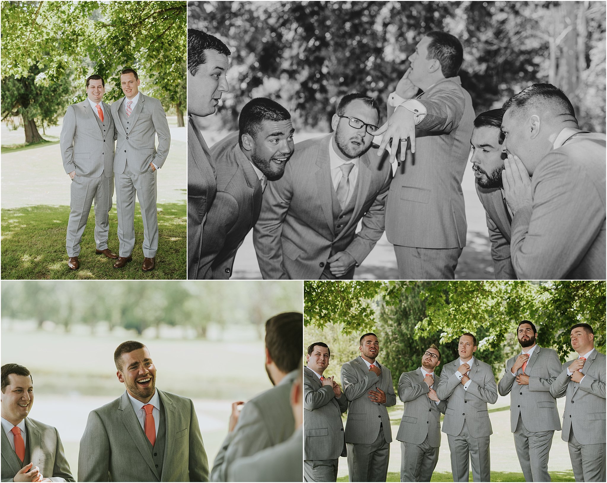 groom and groomsmen