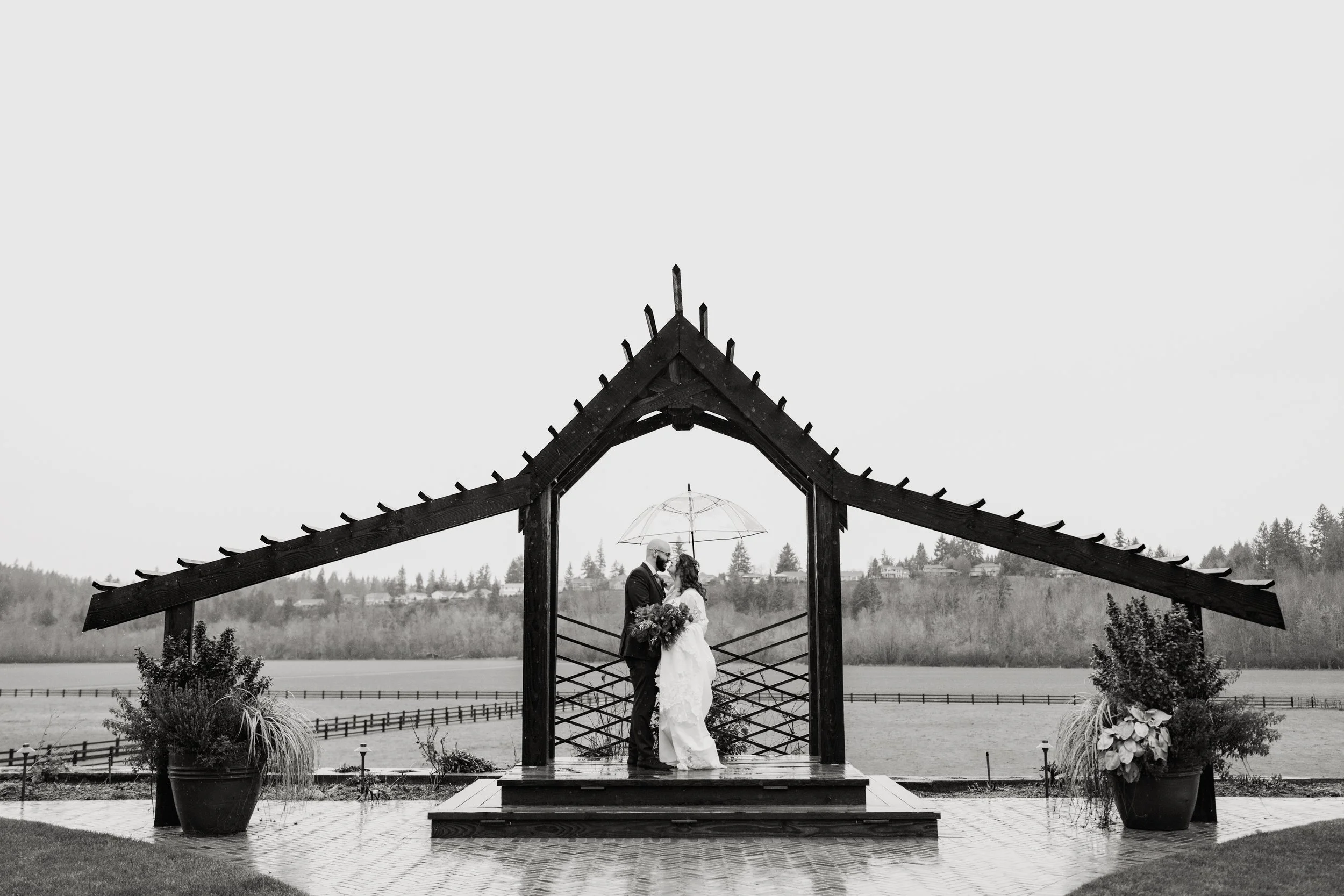 A wet winter wedding at The Kelley Farm | Adam &amp; Haley