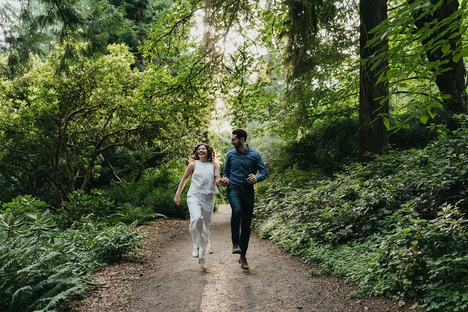 Allison &amp; David’s Summer Engagement Session at the Washington Arboretum | Seattle Engagement Photographer