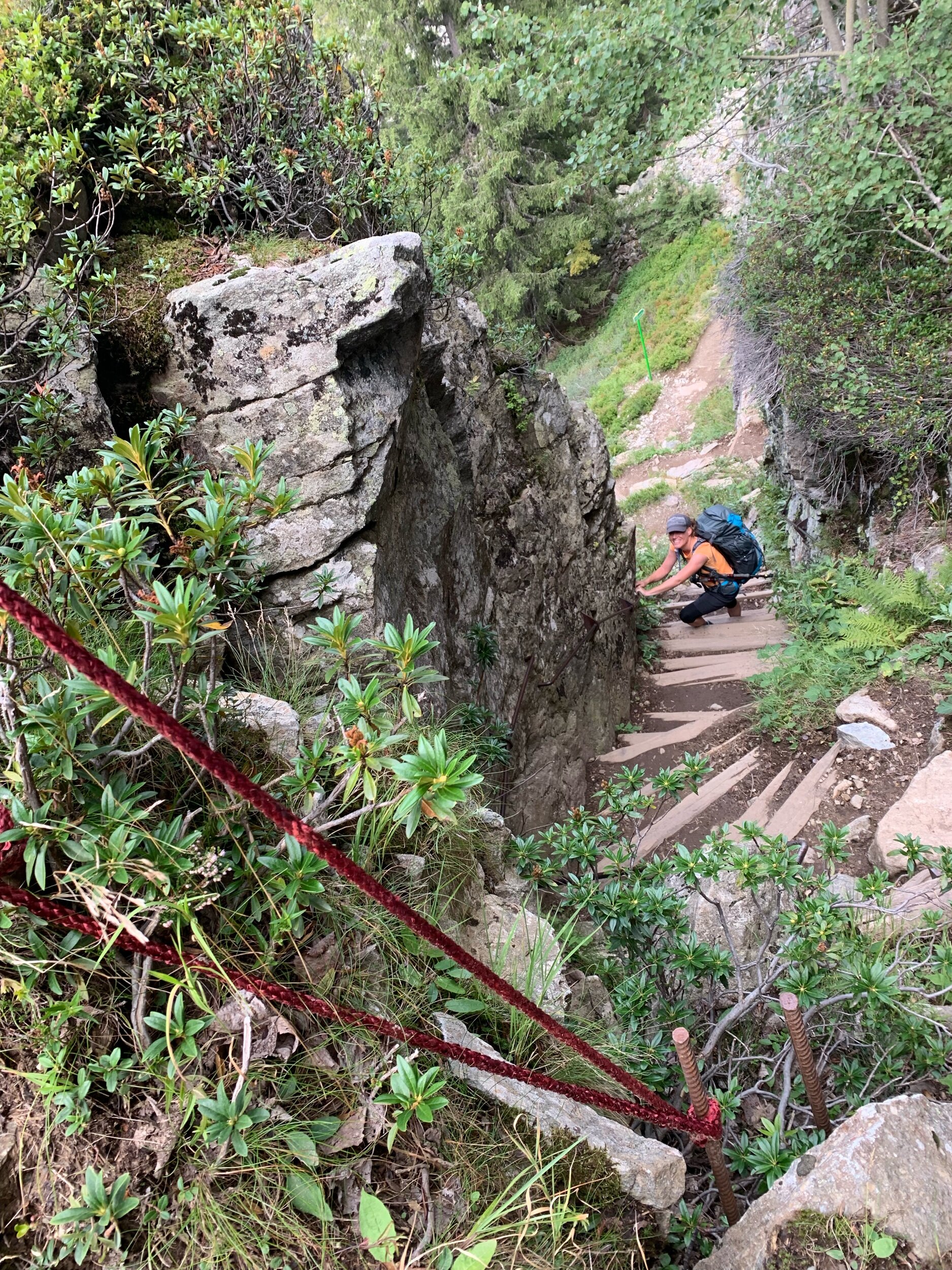 Stair descent