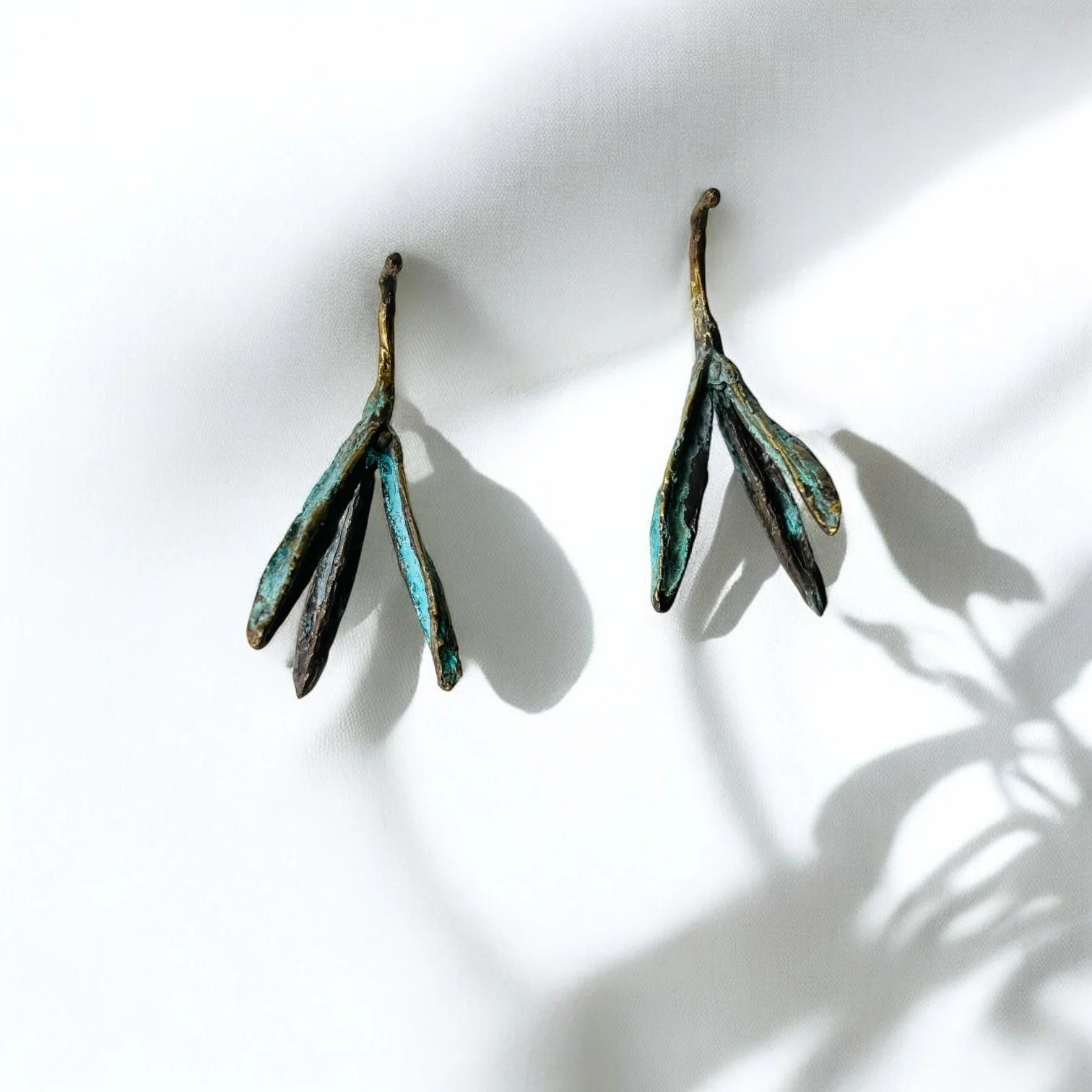 Seedpods Brass w Green 1.JPG