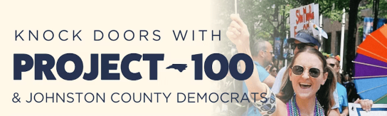Knock Cleveland Area Doors with the Johnston County Democrats!