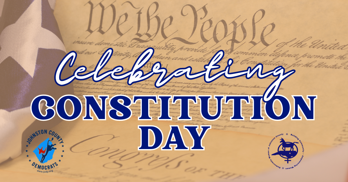 Join the Johnston Co Democratic Party &amp; Democratic Women of Johnston Co for Constitution Day with special guest NC Supreme Court Justice Allison Riggs