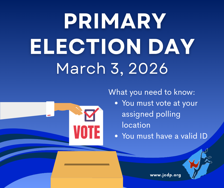 PRIMARY ELECTION DAY 2026 — Johnston County Democratic Party