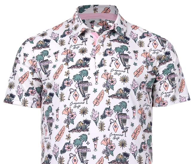 Swannies Polo - Men's Oasis Polo - SW1027 - Vintage White