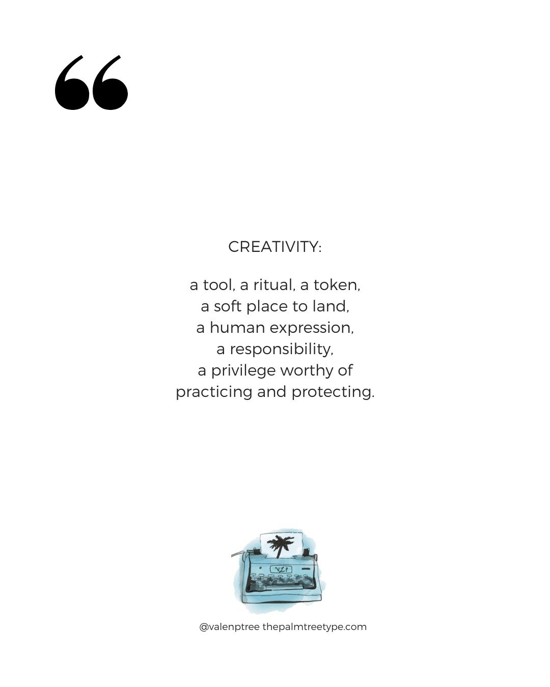 While technology has undoubtedly amplified many creative pursuits, it has also dampened their color. 
.
Online, quality has been grossly disguised as quantity; connection as views; intention as distraction; engagement as repetition&hellip;
.
Hard sto