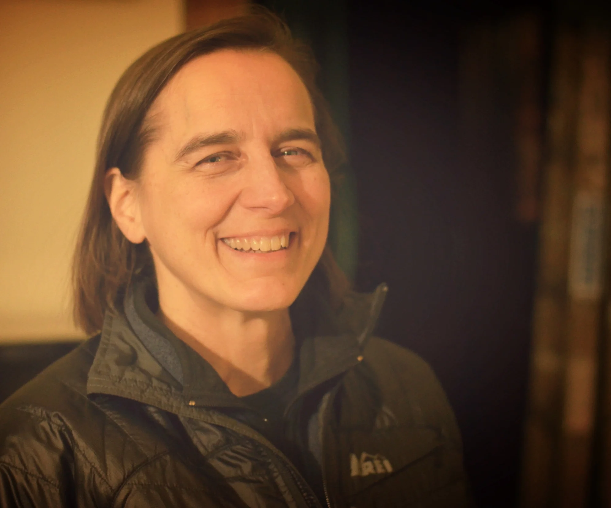 Gales in her home, the Old Discovery Saloon, one of Nome's only remaining Gold Rush-era structures.