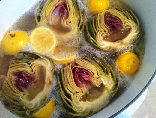 Braised Artichokes