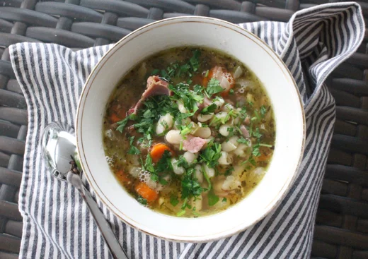 White Bean and Ham Soup