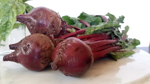 Roasted Beets with Burrata and Blood Orange Vinaigrette