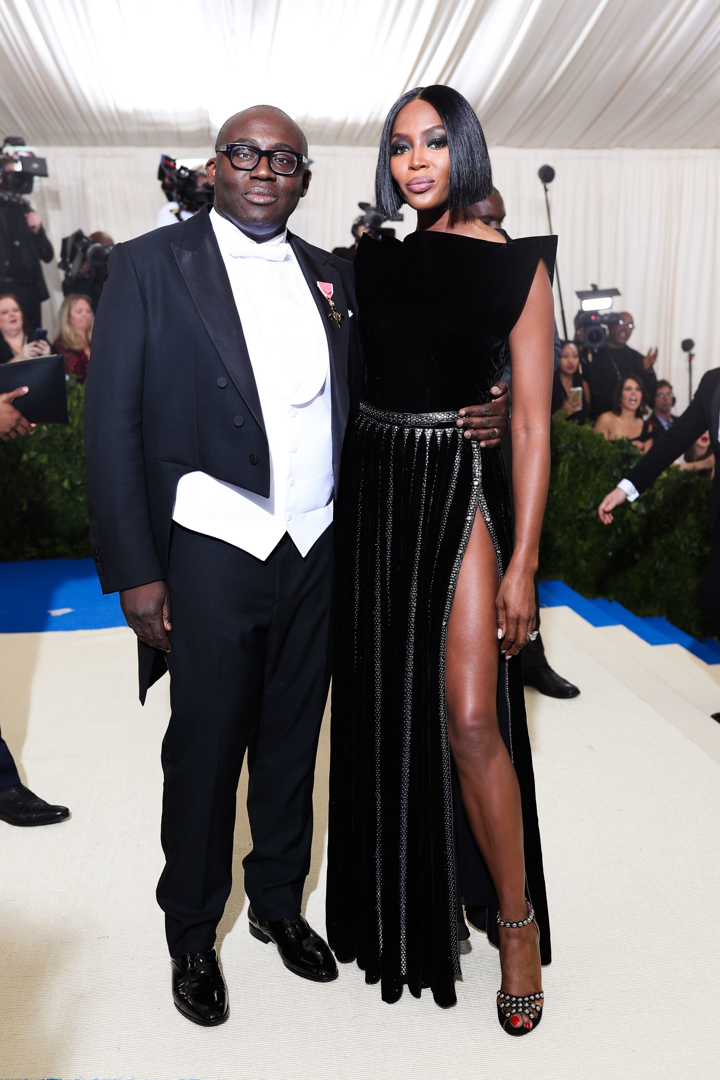 Edward Enninful and Naomi Campbell