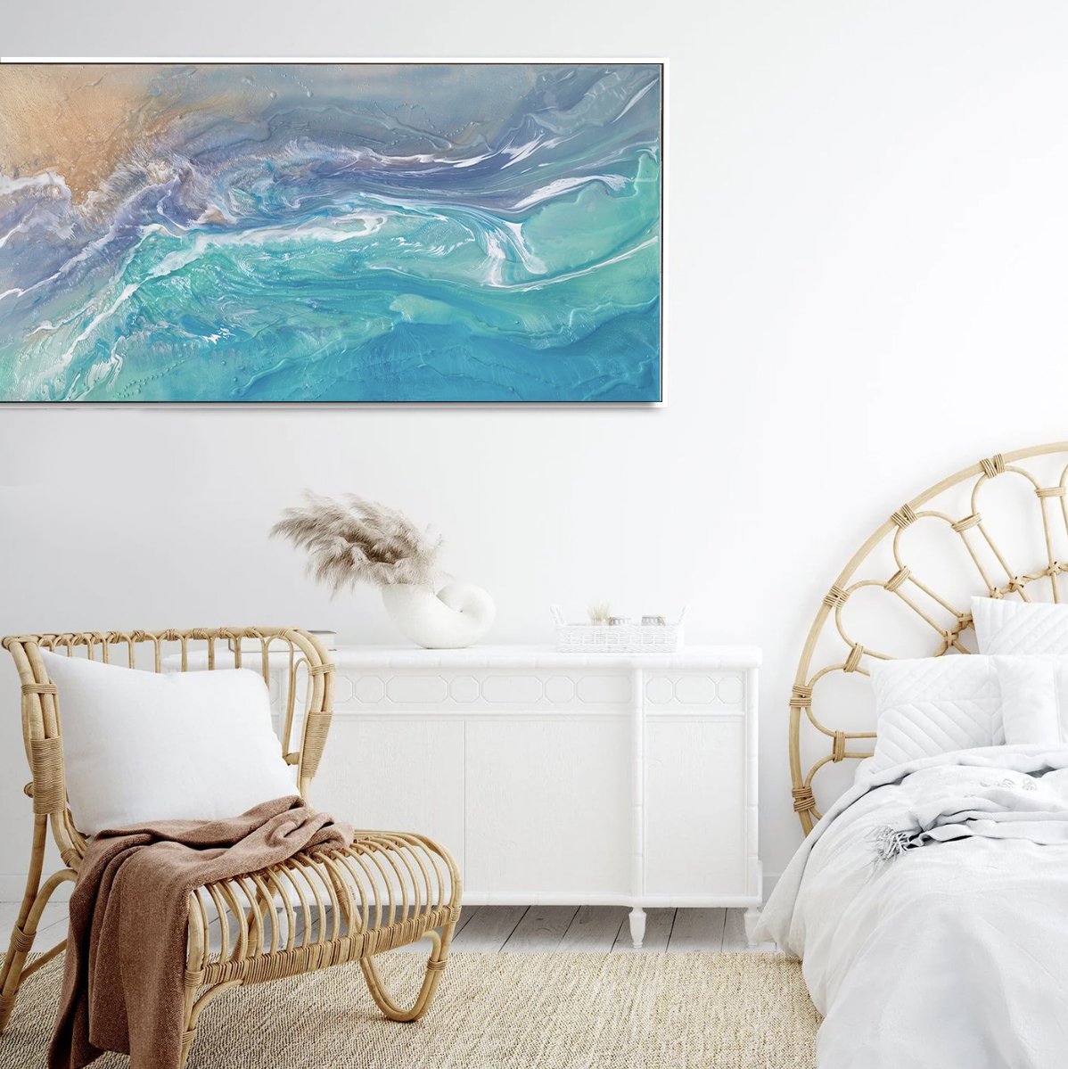 Luminous Pastel framed in white resin artwork 2026.jpg
