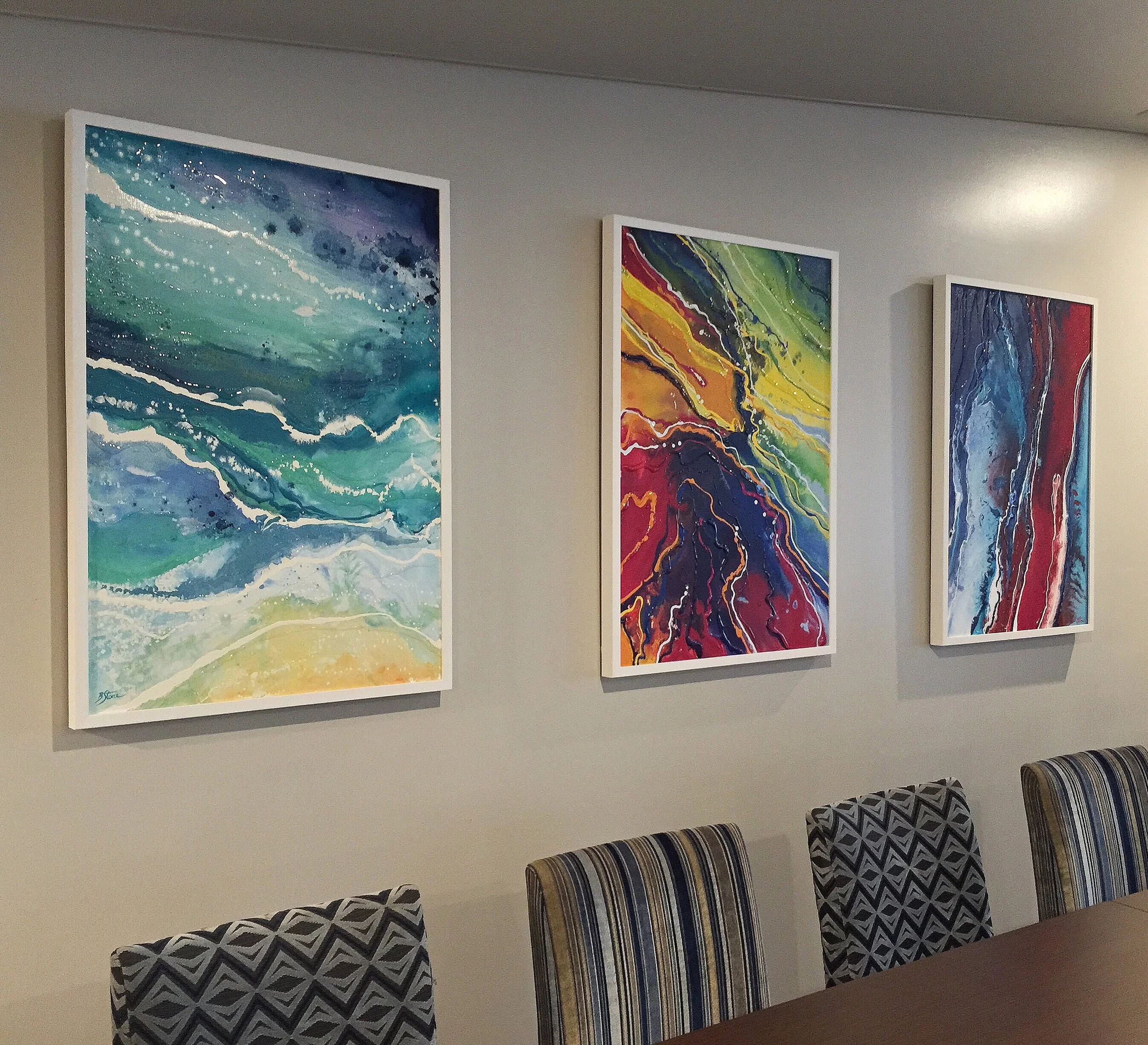 Artwork for local restaurant