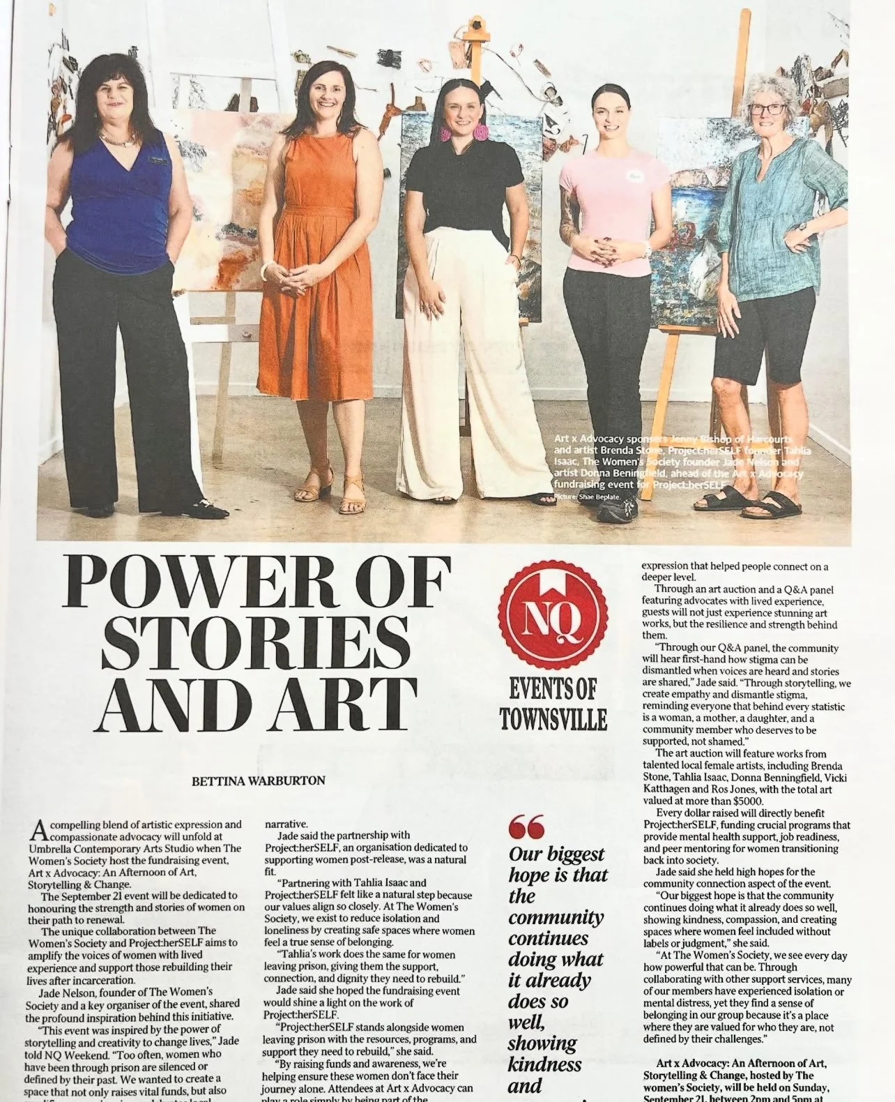 ADVOCACY + ART EVENT
